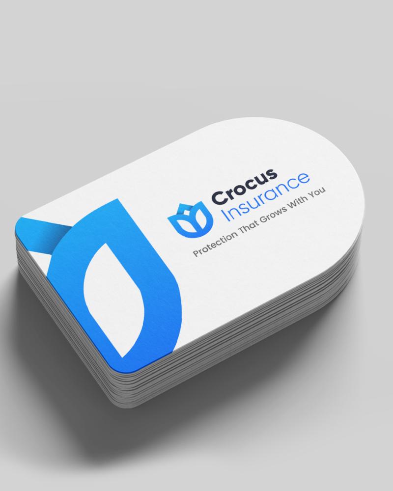 Crocus Business Card Design